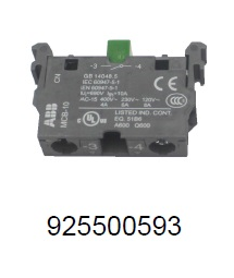 925500593 SWITCH, 1NO, CONTACT BLOCK