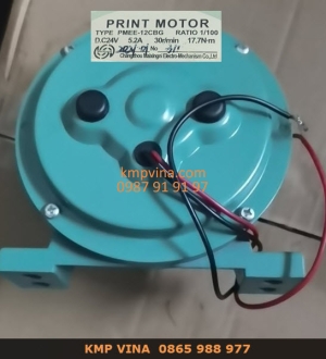 Motor giảm tốc máy trải vải Bullmer | Print Motor PMEE-12CBG
